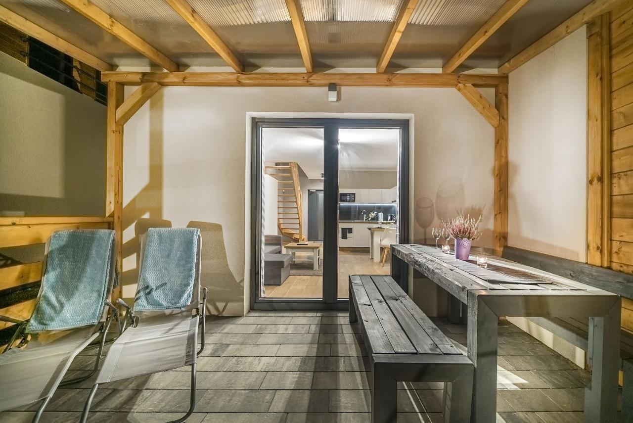 Domki Zlote Piaski Kryty Basen Sauna Jacuzzi Jastrzebia Gora Exterior foto
