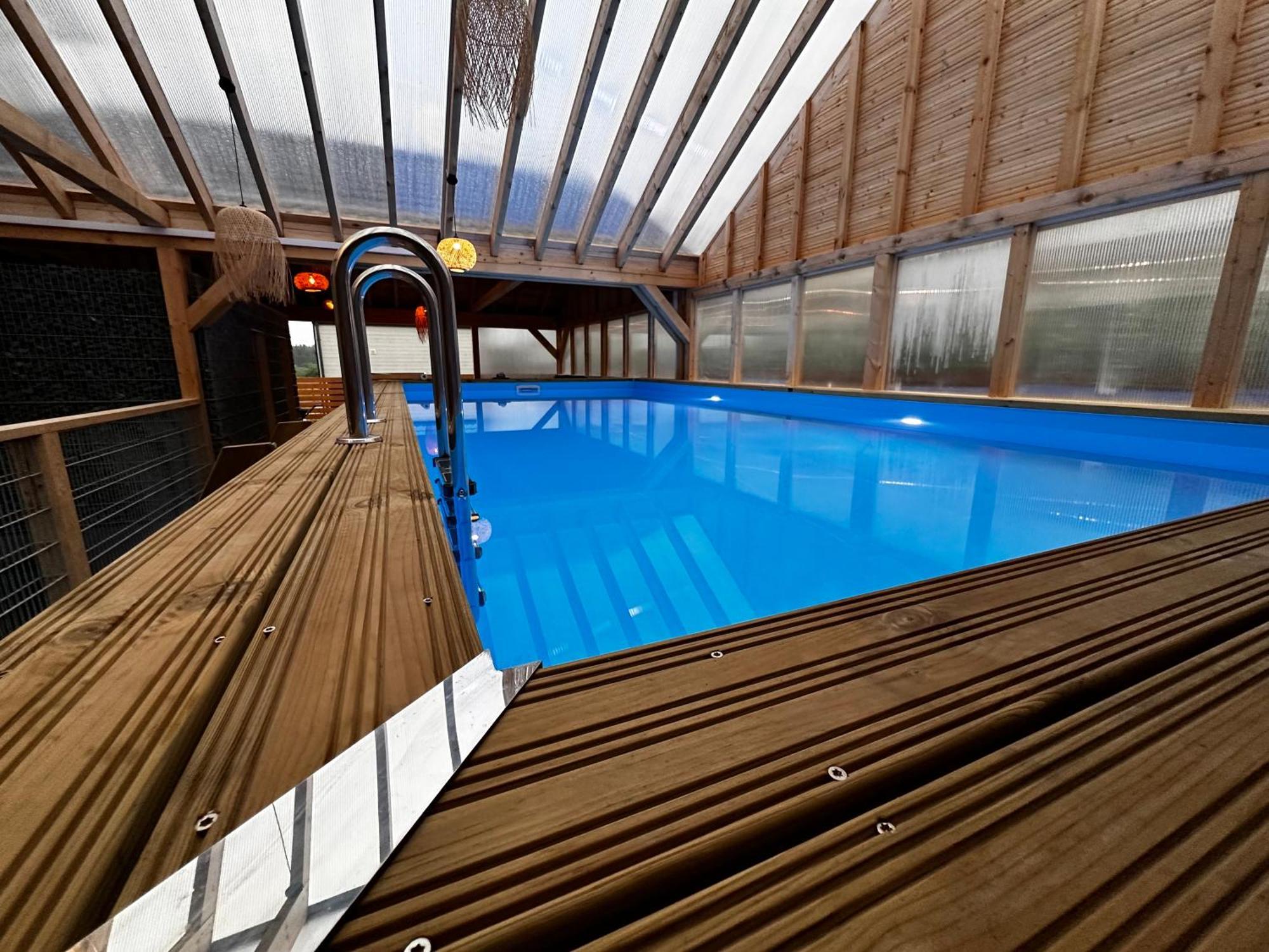 Domki Zlote Piaski Kryty Basen Sauna Jacuzzi Jastrzebia Gora Exterior foto